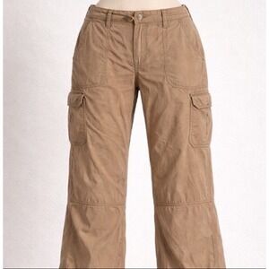 Vintage Y2K SO Cargo Flared Pants - Khaki - Women's Size Large